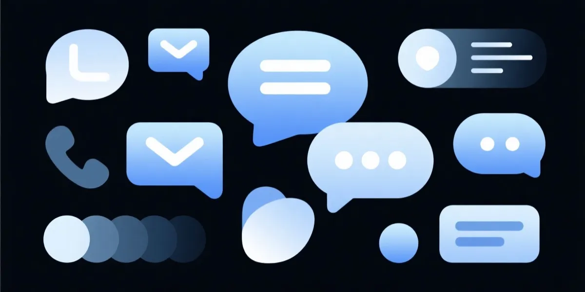 客服与联系渠道示意图